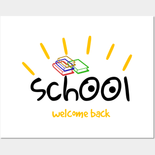 school welcome back Posters and Art